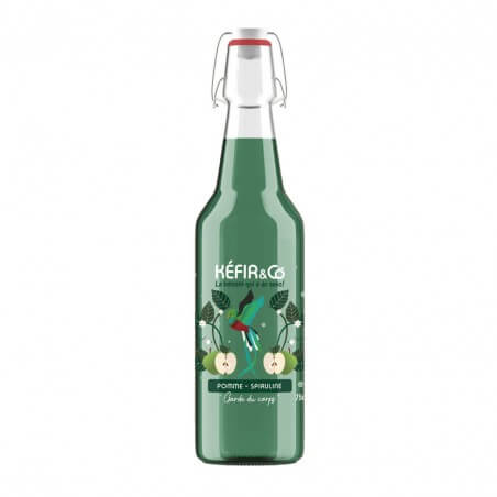 KEFIR POMME SPIRULINE BIO